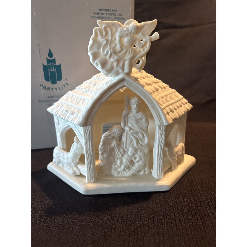 Partylite Christmas Nativity Scene O Little Town P7312 NIB